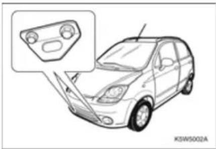CHEVROLET Spark (2010) - Ön Çeki Kancası - 1