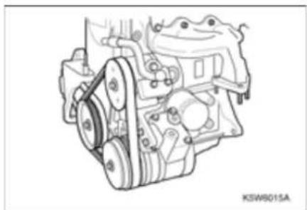 CHEVROLET Spark (2010) - TAHRİK KAYIŞININ KONTROLÜ - 1