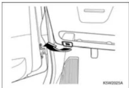 CHEVROLET Spark (2010) - Kaputu açmak için: - 1