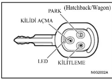 Hatchback/Wagon PARK KİLİDİ AÇMA LED KİLİTLEME N6G2002A