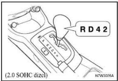 (2.0 SOHC dizel) RD42 N7W3026A