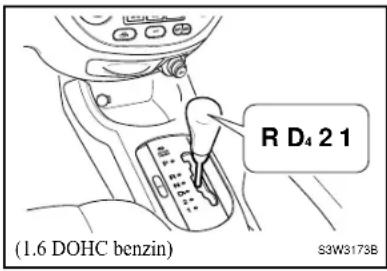 (1.6 DOHC benzin) R D₄ 2 1 S3W3173B