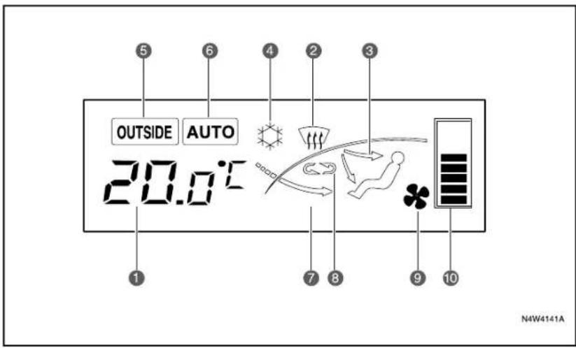 OUTSIDE AUTO 20.0°C 1 6 4 2 3 7 8 9 10 N4W4141A