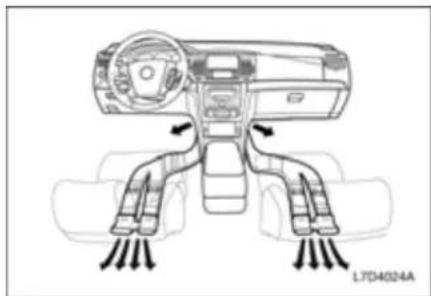 CHEVROLET Epica (2010) - HAVA DAĞITIM MODU DÜĞMELERİ - 4