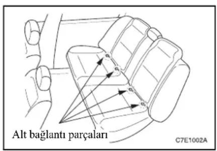 Alt bağlantı parçaları C7E1002A