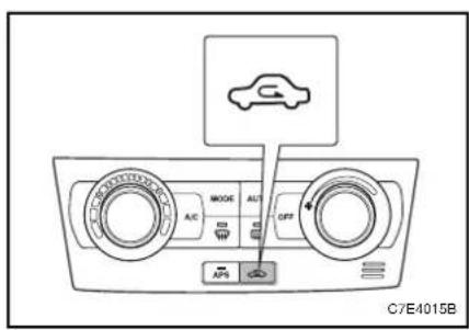 MODE A/C AUTO OFF APS C7E4015B