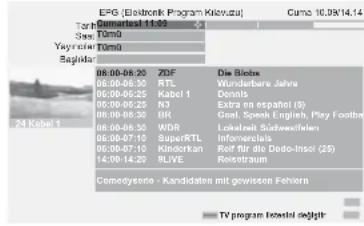 LOEWE Individual R 26 - EPG -Program kılavuzu - 4