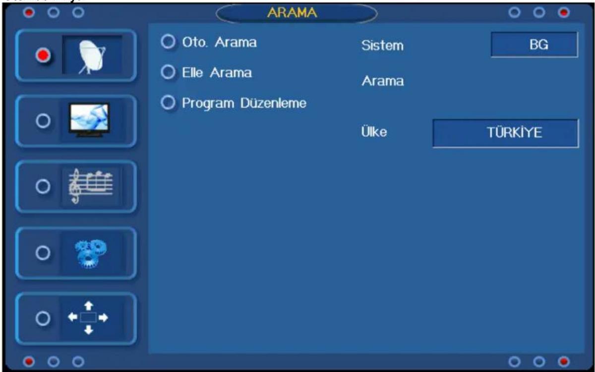Sunny SN040LI - ARAMA MENÜSÜ - 1