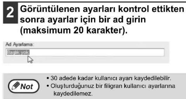 SHARP AR-6023N - (Kullanıcı ayarları) - 2
