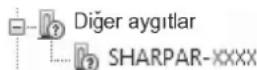 SHARP AR-6023N - "Diğer Aygıtlar" yanındaki simgesini tıklayın. - 1