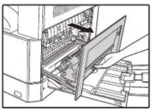 SHARP AR-6023N - Bypass tablasini ve yan kapağı açın. - 1