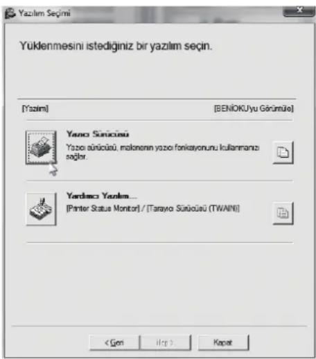 SHARP AR-6023N - [Yazıcı Sürücüsü] düğmesini tıklayın. - 1