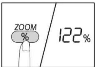 SHARP AR-6023N - Istenen kopya oranını seçmek için [ZOOM] seçme tuslarını (we [Copy ratio] tuslarını (≈) kullanın. - 1