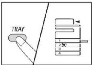 SHARP AR-6023N - Makinede iki veya daha fazla kağıt tablası varsa, kağıt boyutu ayarını değiştirmek istediğiniz tablayı seçmek için [TABLA] tuşuna basın. - 1