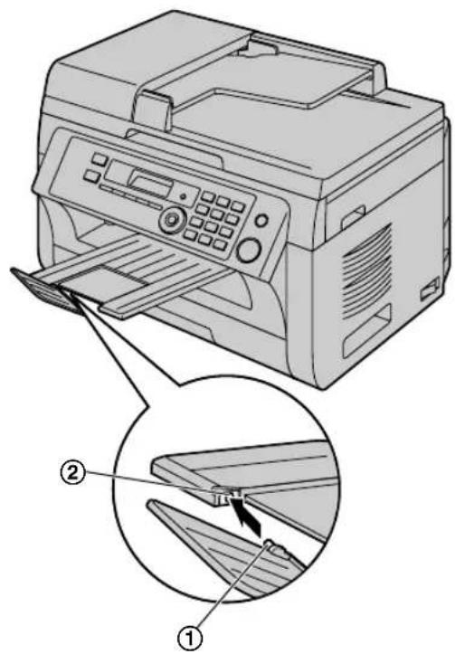 PANASONIC KX-MB2030TKW - Uzatma parçasının üst bölümü çıkarsa - 1