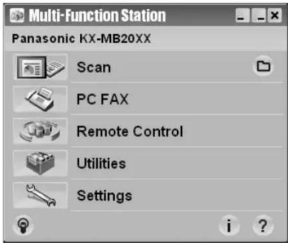 PANASONIC KX-MB2030TKW - Multi-Function Station'ı bağlatma - 1