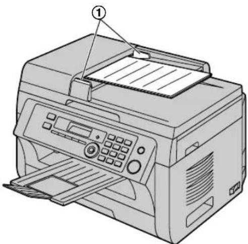 PANASONIC KX-MB2010TKB - Otomatik doküman besleyicinin kullanılması - 1