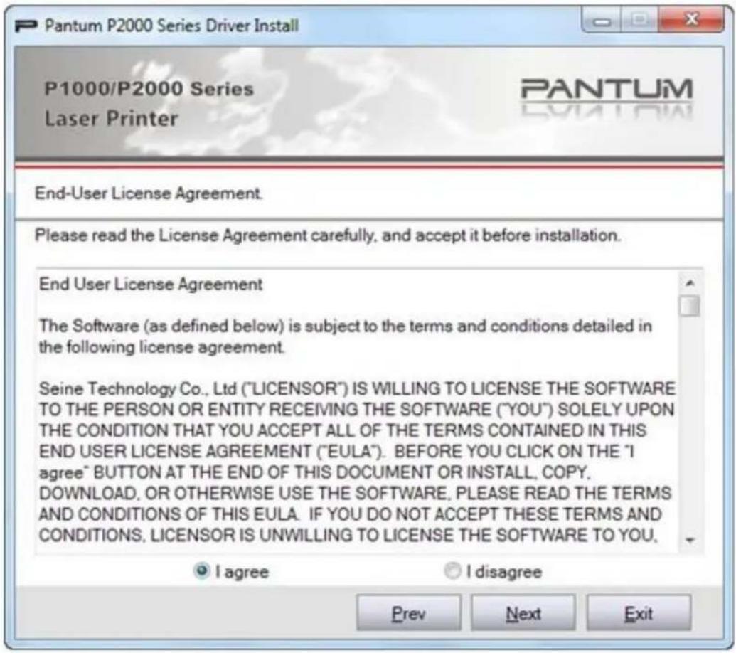 PANTUM P1060 - Sürücü yükleme - 5