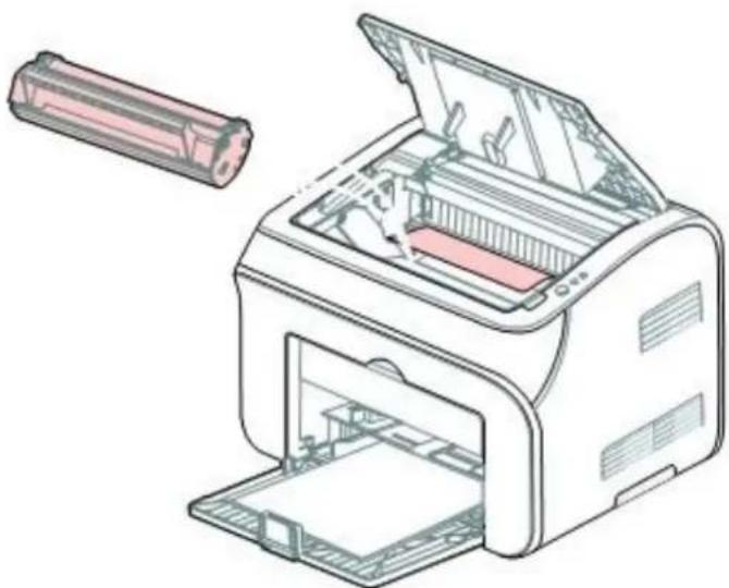 PANTUM P1060 - Toner kartuşunu çıkarın. - 1