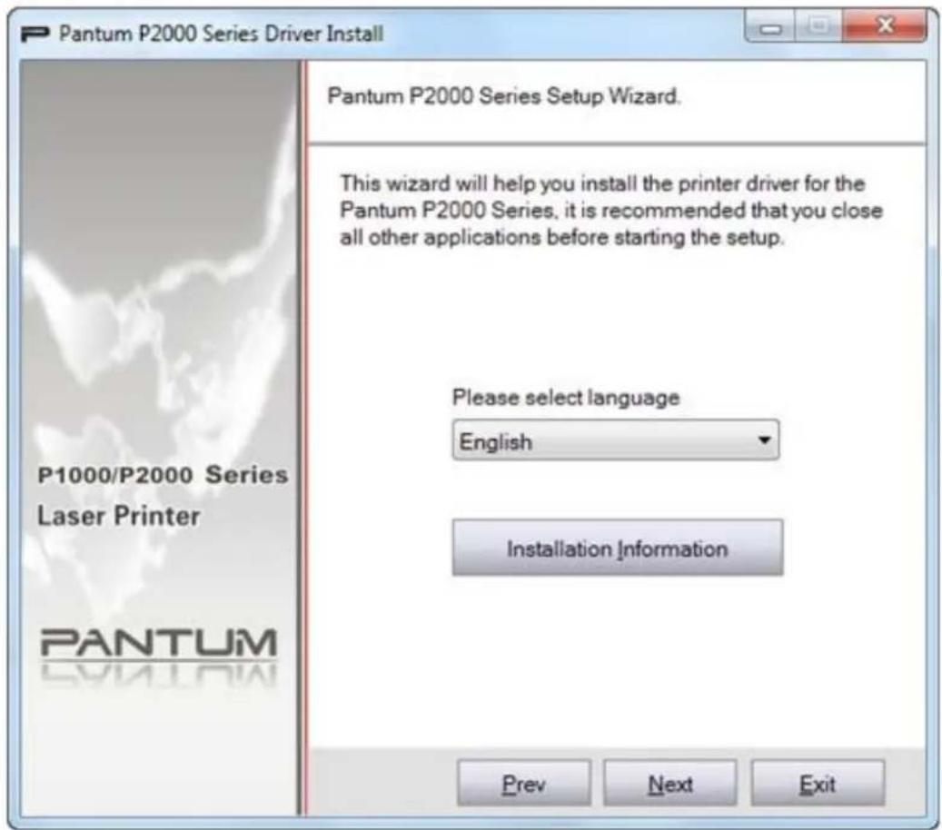 PANTUM P1000L - Sürücü yükleme - 4