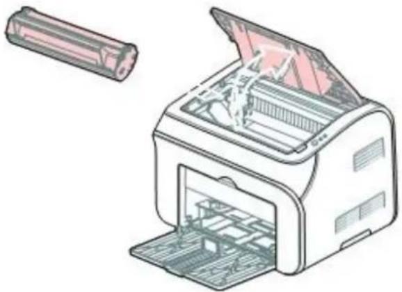 PANTUM P1000L - Toner kartuşunu değiştirme - 2