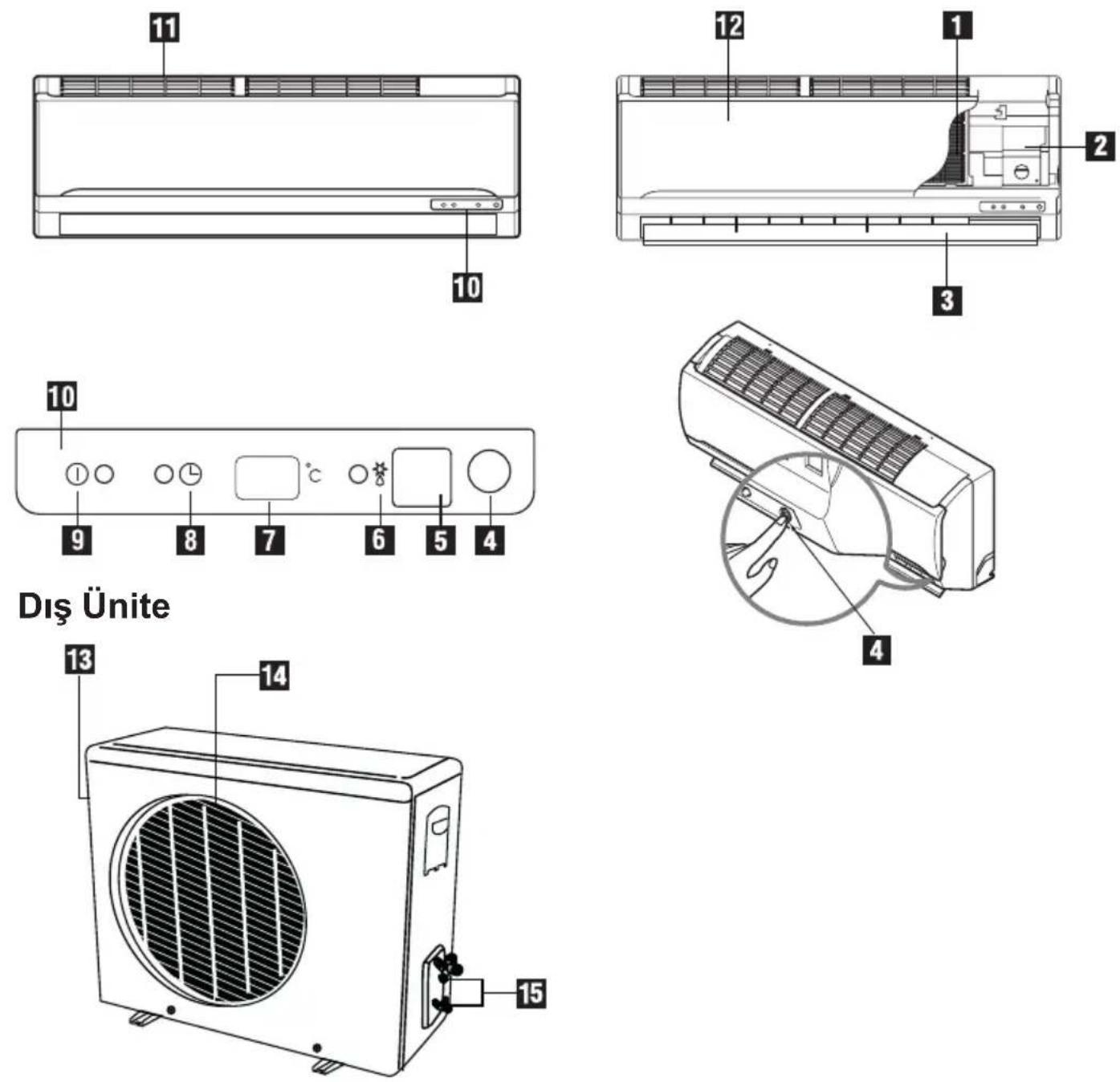 GRUNDIG GRD 1097 - İç Ünite - 1