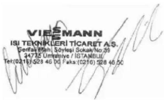 VIESSMANN Vitoclima 200-S/HE OSW2035MHE0 - Tüketicinin Korunması hakkında Kanunun 11. Maddesinde belirtilen seçimlik haklara ilişkin bilgi - 1