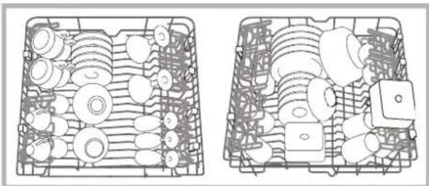 INDESIT DFP 277 NX TK - Üst sepet - 1
