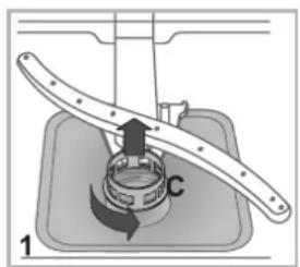 INDESIT DFG 13B10 TK - Filtrelerin temizlenmesi - 3