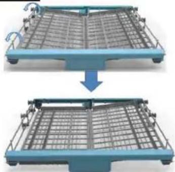 Simfer BM 1202 - Çatal-Bıçak sepetinin 5 konumu vardır: - 2