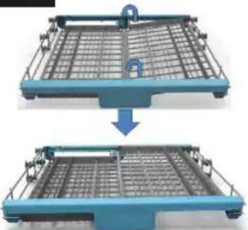 Simfer BM 1202 - Çatal-Bıçak sepetinin 5 konumu vardır: - 3