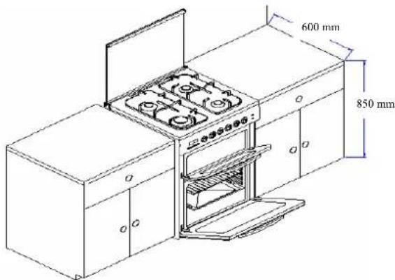 Termikel 13100-01 WDZS - BÖLÜM 3 MONTAJ TALİMATLARI - FIRININ YERLEŞİMİ - 1