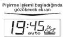Termikel 13100-01 IXDZS - Pişirme süresini değiştirmek için: - 1