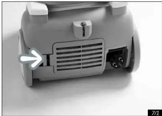 Homend Dustbreak 1212 - Dışa üfleme filtresini temizleme/değiştirme - 1
