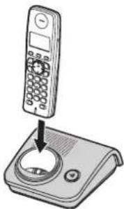 PANASONIC KX-TG7220TR - Pillerin şarj edilmesi - 1