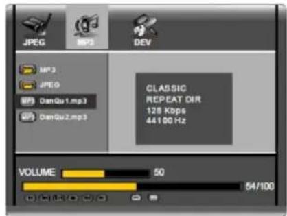 JPEG MP3 DEV MP3 JPEG MP DanQu1.mp3 DanQu2.mp3 CLASSIC REPEAT DIR 128 Kbps 44100 Hz VOLUME 50 54/100
