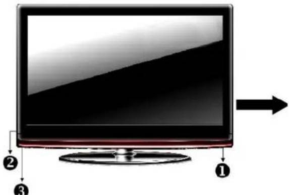 KONKA KL-3260C - Ön ve yan panel görünü mü - 1