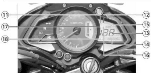 Bajaj Pulsar RS200 (2015) - DEVİR ve YAKIT İKAZ GÖSTERGESİ - 1