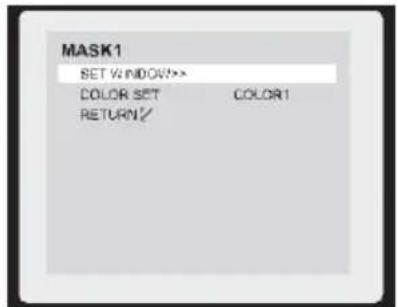 MASK1 SET WINDOW>> COLOR SET COLOR1 RETURN/