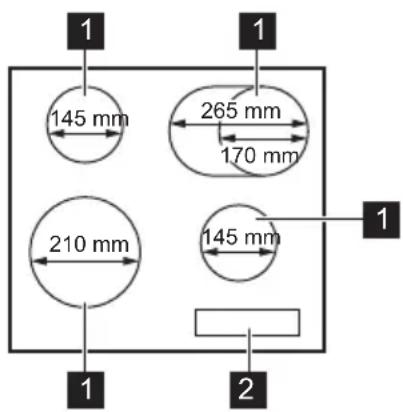 1 145 mm 265 mm 170 mm 210 mm 145 mm 1 1 2