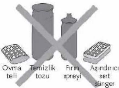 Ovma teli Temizlik tozu Firm spreyi Aşındırıcı sert sünger