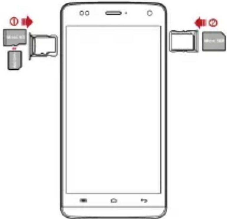 Casper Via V5 - SIM kartın takılması - 1