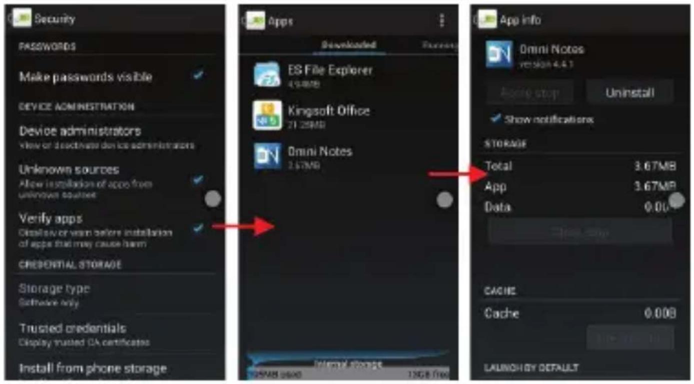 Casper Via V5 - Uygulamaları Yönetme / SD karta taşıma - 1