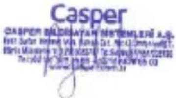 Casper Via P1 - UYGUNLUK BEYANI - 1