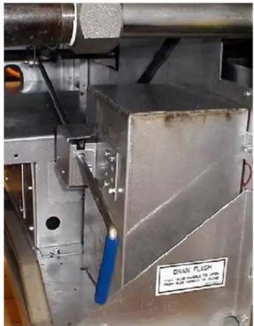 DRAN FLUSH FOR NEW ORDER TO OPEN FROM FLUSH INLET TO CLOSE