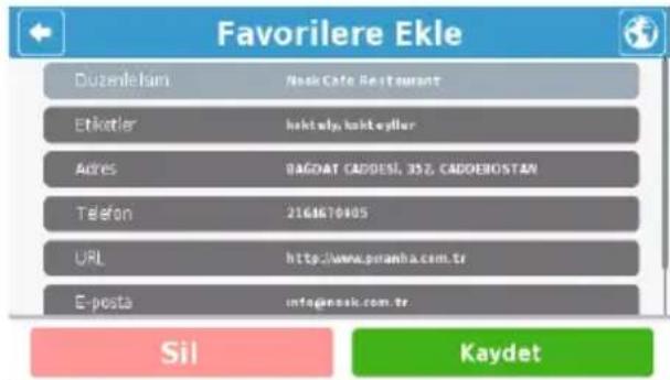 Favorilere Ekle Düzenleban NeskCate Restaurant Etketler keltelp.keltegller Adres BAGOAT CADDESI, 352, CADDEBOSTAN Telefon 2164670405 URL http://www.puranha.com.tr E-posta info@esk.com.tr Sil Kaydet