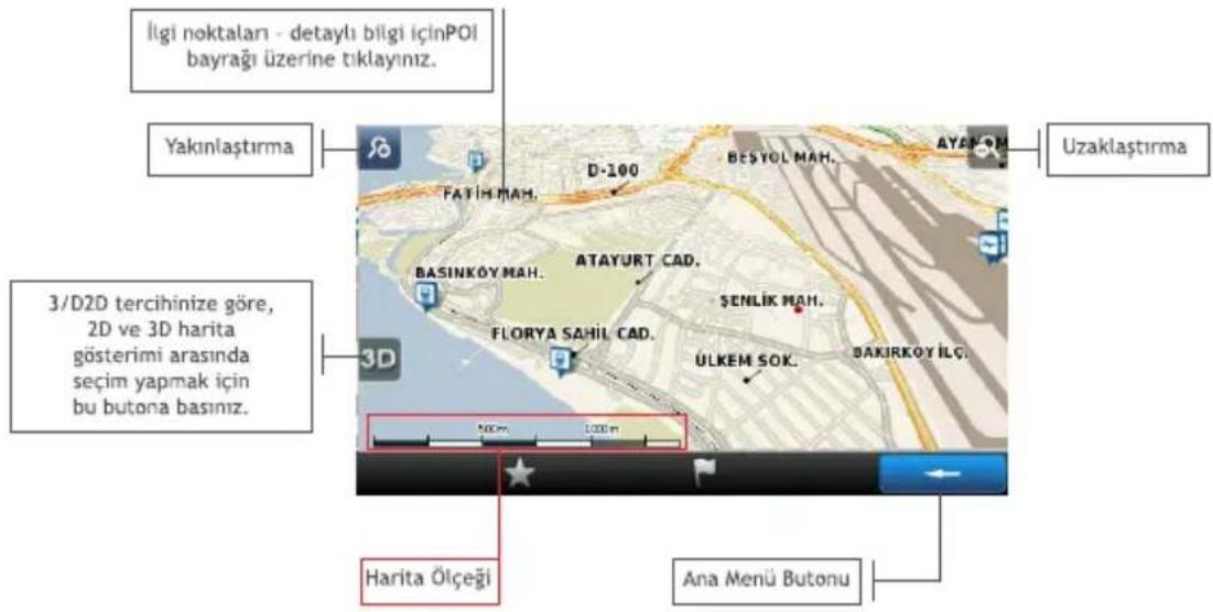 İlgi noktaları - detaylı bilgi içinPOI bayrağı üzerine tiklayınız. Yakınlaştırma 3/D2D tercihinize göre, 2D ve 3D harita gösterimi arasında seçim yapmak için bu butona basınız. D-100 BESYOL MAH. AYAKO Uzaklaştırma FATIM MAH. BASINKÖY MAH. ATAYURT CAD. SENLIK MAH. FLORYA SAHİL CAD. ÜLKEM SOK. BAKIRKOY İLÇ. 3D Harita Ölçeği Ana Menü Butonu