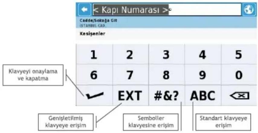 < Kapi Numarası >° Cadde/Sokaşa Git ISTANBUL CAD. Kesişenler 1 2 3 4 5 6 7 8 9 0 ✓ EXT #&? ABC Genişletilmiş klavyeye erişim Semboller klavyesine erişim Standart klavyeye erişim