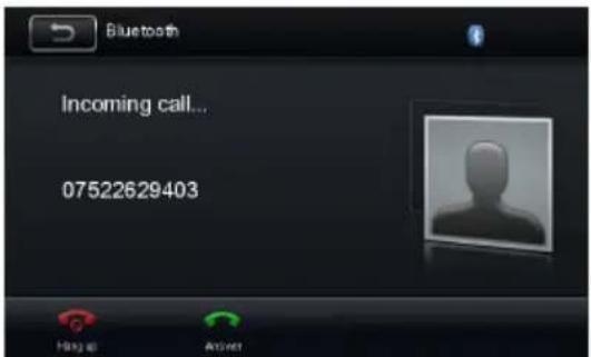 Bluetooth Incoming call... 07522629403