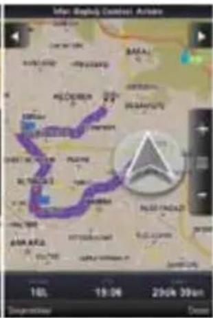 Map Display Context Actions 140. 19:06 230k 39am Dingementian